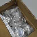 100 Sets Button Maker Supplies 58mm/2.25inButton Parts for Fridge Magnet Button Maker MachineIncluding Metal Cover, Metal Back Cover, Clear Film, Blank Paper, Soft Magnet and Gasket