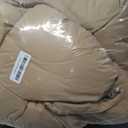 Amazon Essentials Women's Oversized Long Puffer Jacket (Available in Plus Size) (Medium, Tan)