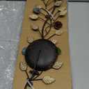 Wall Sconces Candle Holder Set of 2, Antique Leaf Branch Wall Mount Hanging Metal Candle Holder Candle Sconce for Living Room Dining Room (Vintage Color-1)