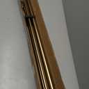 Warm Gold Double Curtain Rods 72-144" (6-12ft), Decorative Double Drapery Rod with Cap Finials, 1 Inch Front and 5/8 Inch Back Heavy Duty Double Window Rods, Adjustable Dual Curtain Rod Warm Gold