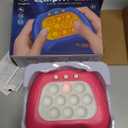 Intoypad Pop The Target! Handheld Speed Push Game Machine: A Fun Multiplayer Game for Family. Sensory Fidget Toy Christmas Toys Gifts for 6 7 8 9 10 11 12 Years Old Kids Road Trip Car Games Kids Pink