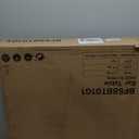 HOOBRO Bar Table, Height-Adjustable Round Pub Table 27-35.4 Inches with Sturdy Base, Modern Style, Easy to Assemble, Suitable for Small Space, Rustic and Black BF58BT01G1