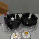 2 Pack LED Garage Light,Super Bright Screw in E26/E27 Ceiling Shop Work Lamp, 200W 20000 Lumen Deformable Basement Bulb Fixture with 8 Adjustable Panels