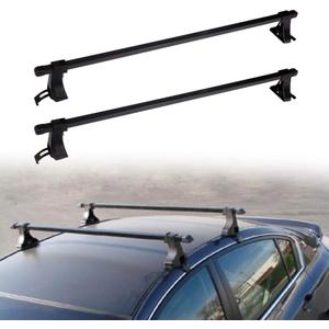 SCITOO Roof Rack Cross Bars Baggage Carrier Black 2 Pcs 48" Roof Top Rack Luggage Carrier