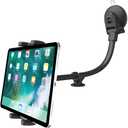 Car Truck Windshield Tablet Mount for 4-13" iPad Phone, Gooseneck 16" Long Arm Car Dashboard Holder with Lock Suction Cup & Anti Shake for iPad Pro 12.9 Air Mini, Galaxy Z Fold 4 3, Fire HD