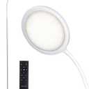 Tenmiro LED Floor Lamps for Living Room, Bright Modern Reading Floor Lamp with Stepless Adjust Color Temperatures & Brightness, Standing Lamp with RF Remote & Touch Control(White)