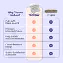 Mellow Marshmellow Comforter Full/Queen - Extra Fluffy Double-Stuffed Down Alternative Duvet Insert, All-Season Temperature-Balancing, Oeko-TEX Class I Fabric, Box-Stitch, Machine Washable