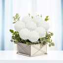 Fake Chrysanthemum Flowers Bulk, 10 Pcs Artificial Chrysanthemums Ball Flowers with Glue for Home Office, Wedding Bouquets, Garden Party, 10.6 Inch (Light Pink)