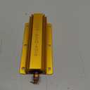 uxcell a16092100ux1151 5% 200W 4 Ohm Wirewound Aluminum Housed Clad Resistor Gold Tone, 2.009998" Width, 3.94" Length