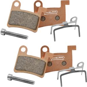 MT600 Electric Bike Disc Brake Pad Two Pairs, Suitable for DYISLAND LD-200PLUS LD4X-600, (Semi-Metallic/Sintered-Metal)