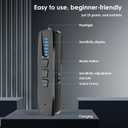 GPS-Detector Hidden-Camera Spy-Camera Detector - 2025 Upgrade Hidden Camera & Bug Detector, Anti-Surveillance Spy Camera & GPS Finder, Portable & Rechargeable for Home, Office, Hotel SecurityBlack