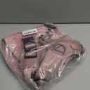 ICEFANG Tactical Dog Harness,Medium Size, 2X Metal Buckle,Working Dog MOLLE Vest with Handle,No Pulling Front Leash Clip,Hook and Loop Panel (Pink, M (Pack of 1))