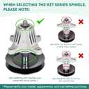 54" Deck Spindle Assembly 618-06978 918-06978 Fits for Cub Cadet MTD Troy Bilt RZT-L54 RZT-S54, XT1-GT54 XT1-ST54, XT2 ST54, ZT1-54 ZT2-54 TB2454(Only fits 2019-2020), Z6600 T8400 G8400