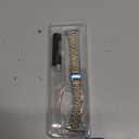 10-14mm Womens Expansion Replacement Watch Band Two Tone Ladies Fits Easy Reader and Others