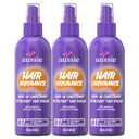 Aussie Hair Insurance Leave-In Conditioner Spray: Moisturizing Frizz Control & Detangler with Jojoba Oil (8 Fl Oz Each, 3-Pack)