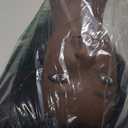 100% African Mannequin Head Human Hair,4C Afro Curly Cosmetology Manican Manikin Doll Head with 47 Mannequin Head Stand, Table Clamp, Braiding Set for Display Practice Braiding Styling Training (Black)