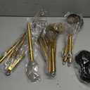 Gold Kitchen Utensils Set, Kyraton 38 Piece Silicone kitchen Cooking Utensils Set with Utensil Rack, Spoon Spatula Set, Non-Stick kitchen Gadgets, Dishwasher Safe