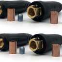 RX WELD Welding Cable Quick Connector Pair DINSE-Style (200Amp-300Amp (#4-#1) 35-50 SQ-MM 2-set)