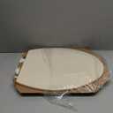 Bemis 1500EC 146 Almond Elongated Molded Wood Toilet Seat with Easy-Clean & Change Hinge