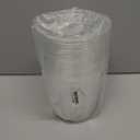 PACETAP 15Pack 6.5 Inch Reinforced Clear Nursery Pots with Drainage Holes, Thickened Plastic Plant Pots with 15 Plant Labels for Indoor Outdoor Flower Seed Starter