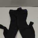 CzSalus Flat knit Lipedema, Lymphedema support slimming compression leggins (Kl1 18-21 mmHg) (Medium Short, Black)
