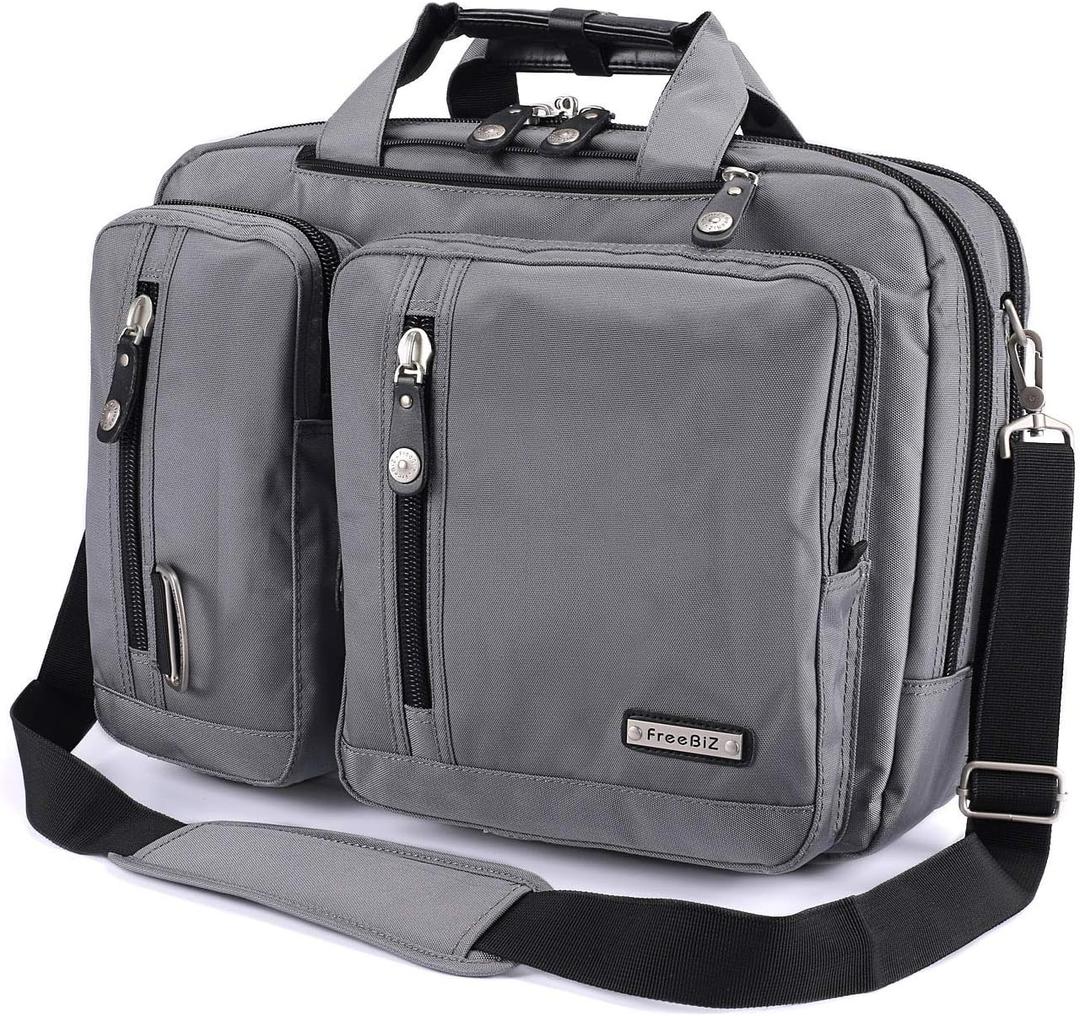 18.4 Inch Laptop Briefcase Backpack Messenger Shoulder Bag 18 Inch Gaming Notebook Computer Case Handbag for Business Travel