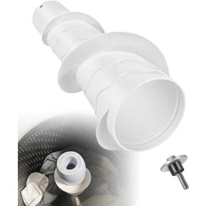 W10836692 AP5988691 Washing Machine Upper Agitator Compatible with Whirlpool Kenmore Maytag Top Load Washers, with Nut, Replaces W10680220, PS11727882, 4363274