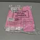 Frienda 10 Pcs Fluffy Car Steering Wheel Covers Handbrake and Gear Shift Cover Seat Belt Shoulder Pads Diamond Mat Ignition Ring Ball Key Chain Armrest Box Mat Car Accessories Set(Pink)