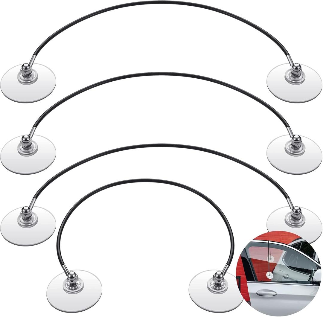 4 Pack Window Holder Shield Holder Window Suction Cups Holder for Car Window