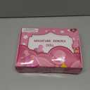 BABESIDE 2 Pcs Reborn Baby Doll Bedding Set for 12-17 Inch Dolls, Cute Animal & Star Pattern Doll Blanket and Pillow Set, Soft Bedding for Pretend Play and Dollhouse Accessories