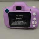 Kids Camera for Girls, 1080P HD Digital Camera with 32GB SD Card, 8MP Sky Purple Camera Toy for 3-12 Year Old Girls, Birthday Gift with 6 Filters, 20 Frames Video (Light Purple)