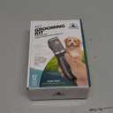 Pet Union Professional Dog Grooming Kit - Cordless Low Noise Dog Clippers for Grooming Thick Coats - All Pet Safe Cat Hair Trimmer - Pet Grooming Kit Includes Dog Hair Clippers, Nail Trimmer & Shears (Black)