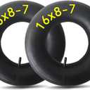 2-Pcs 16x8.00-7 Inner Tube 16x8-7 16/8-7 Tube for ATV/Golf Cart/Lawn Mowers/Snow Blowers/Farm Tractors and More