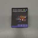 2026 Aimoon Mini Wireless CarPlay Adapter Upgrade Wired to Wireless for CarPlay & Android Auto Plug and Play Fast AutoReconnect Stable Control Zero Delay Car Play for iPhone iOS 10+ Android 11+