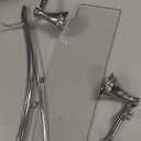Delta 79710 Cassidy 18-in Glass Shelf with Towel Bar in Polished Chrome