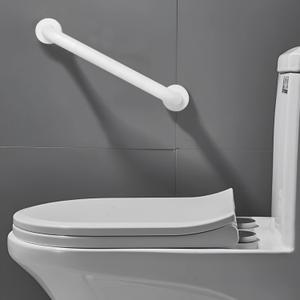Shower Grab Bar, 12 Inch White Bathroom Grab Bar, 1.25" Diameter 304 Stainless Steel Anti-Slip Grab Bars for Bathtubs and Showers, Handicap Shower Grab Bar for Seniors Elderly