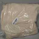 QINSEN Baggy Medium Waist Elastic Sweatpants for Womens Casual Long Fleece Cargo Pants with Pockets (X-Large, Beige)