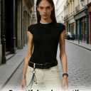 Double Grommet Star Studded Belt, Y2k EMO Punk Belt for Women,Black Grunge Goth Belts with Star Pants Chains (Black)