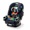 Graco 4Ever DLX 4-in-1 Car Seat, Infant to Toddler Car Seat, with 10 Years of Use, Rear-Facing, Forward-Facing, Highback and Backless Booster Seat, Geo Pop, Mfd 3/7/26