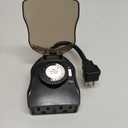 Outdoor Timer Outlet Waterproof, 24 Hour Mechanical Plug in Light Timer, 2 Grounded Outlets for Christmas Lights, 15A 1/2 HP, ETL Listed (1 Pack)