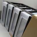 IRIS USA Craft Plastic Organizers and Storage, Rolling Storage Cart for Classroom Supplies, Storage Organizer for Art Supplies, Drawer Top Organizer for Small Parts, 6 Drawer, Black/Pearl