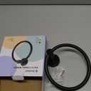 SetSail Towel Holder for Bathroom Wall Matte Black Towel Ring Stainless Steel Hand Towel Holder Heavy Duty Towel Hanger for Bath, Kitchen (1 Pack)