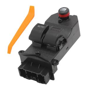 Driver Side Master Power Window Switch Compatible with Honda Civic 2001-2005 Coupe Only Front Left Driver Side Replace DWS689 35750S5PA11ZA