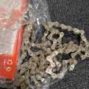 MQY&MXQC 6/7/8 Speed Bike Chain, 1/2 x 3/32 Inch, 116 Links with Missing Links