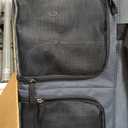 Cat Carrier for 2 Cats, Foldable Double Cat and Dog Carrier, Small to Medium Size, 2 Front Zippered Compartments,Two Pets Carrier for Outdoor Travel,Mulitple Cat Carrier, Grey