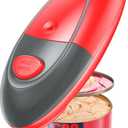 Easy Electric Can Opener One Touch Fits All Can Sizes with Safety Smooth Edge for Kitchen, Hands Free Can Opener electric with Battery Operation for Seniors, Arthritis and Chef