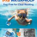 Digital Pool Thermometer, 2026 Upgraded Solar Powered Floating Water Thermometer, Dual-Sided Large LCD Display, Easy Read, IPX8 Waterproof for Swimming Pools, Hot Tubs, Spas and Ice Baths