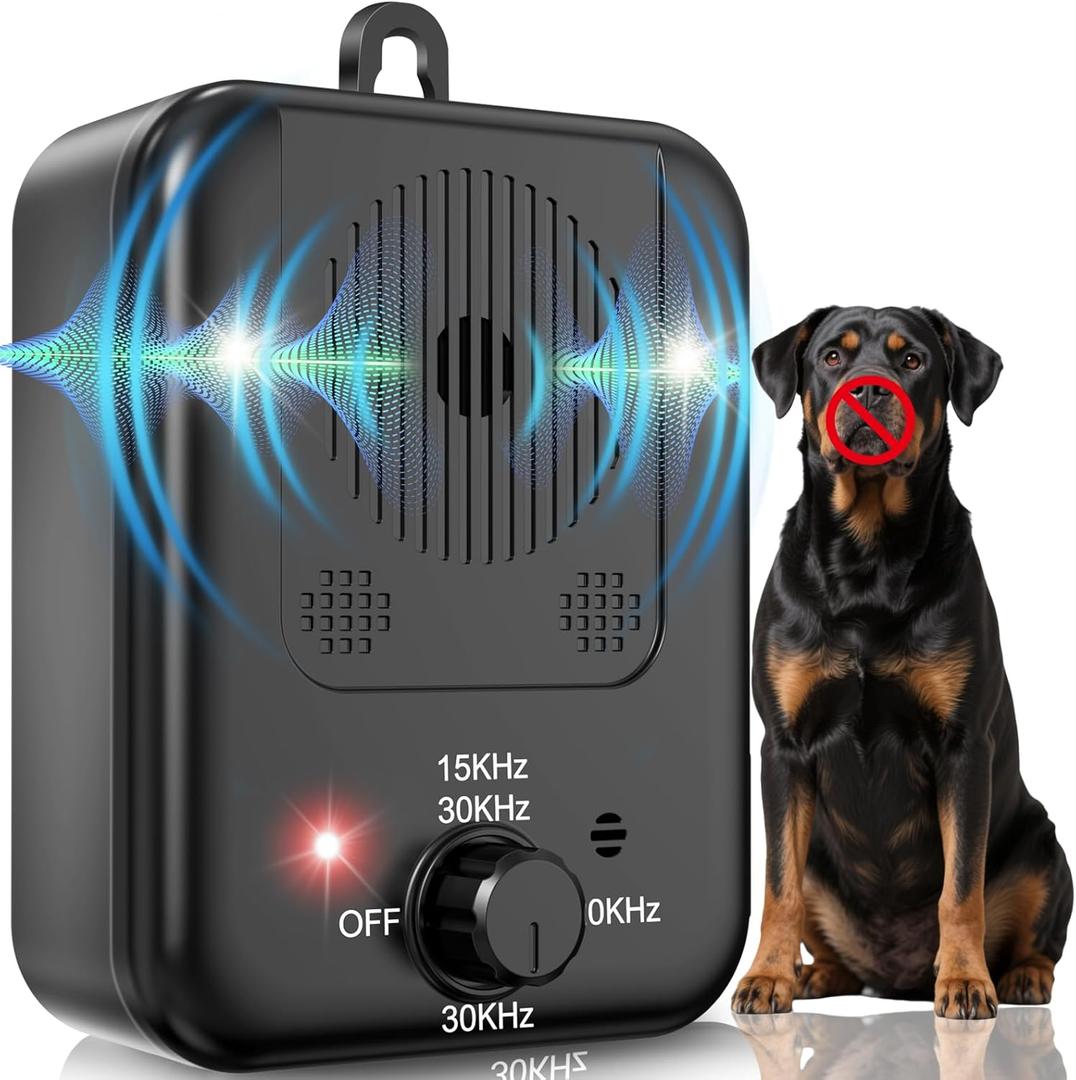Anti Barking Devices, Auto Barking Control Devices with 3 Modes, Rechargeable Ultrasonic Dog Barking Deterrent Devices Bark Box, Effective Stop Barking Dog Devices for Indoor & Outdoor Use 9