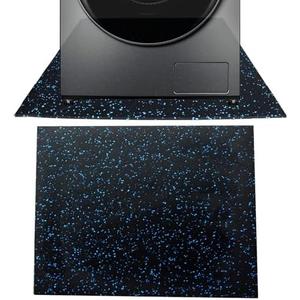 High-Density Rubber Washer Dryer Anti-Vibration Mat - 23.6 x 23.5 Inch Non-Slip Shockproof Pad for Washing Machine, Dryer, 3D Printer - Waterproof, Noise Reducing, Heavy-Duty