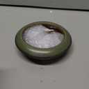 Ikebana Vase Kit, Ceramic Flower Frog Vase with Stainless Kenzan Flower Frog Vase, Japanese Ikebana Flower Arrangement Pot for Floral Displays, Moss & Hydroponic Plants, Zen Decor Gift (Green Small Size)